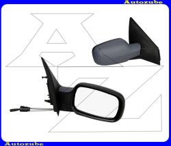 RENAULT MEGANE 2 2006.01-2008.10 Visszapillantó tükör jobb, manuális, domború tükörlappal, hőmérős, fényezhető borítással 6138228
