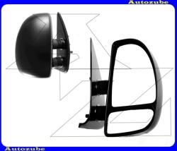 CITROEN JUMPER 2 2002.01-2006.06 /244/ Visszapillantó tükör jobb "RÖVID-karos" kívűlről állítható, domború tükörlappal, fekete borítással (kar: 80mm) MFT822-R