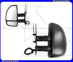 CITROEN JUMPER 2 2002.01-2006.06 /244/ Visszapillantó tükör bal "HOSSZÚ-karos" elektromos, fűthető-domború tükörlappal, fekete borítással (kar: 130mm) 9239921