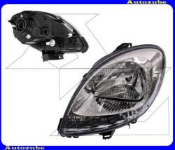 RENAULT KANGOO 1 2003.03-2008.01 Fényszóró bal króm házas, fehér indexes (H4) (motor nélkül) VALEO 043565