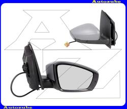 VW POLO 5 2009.06-2014.04 /6R/ Visszapillantó tükör jobb, manuális, domború tükörlappal, fényezhető borítással, irányjelzővel MVW210-R