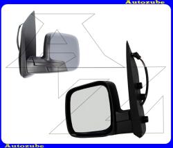FIAT QUBO 2007.11-2016.04 Visszapillantó tükör bal, elektromos, fűthető-domború tükörlappal, fényezhető borítással MFT303-L