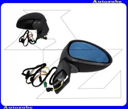 CITROEN C4 1 2004.11-2008.08 /LA, LC/ Visszapillantó tükör jobb, elektromos, fűthető-domború-kék tükörlappal, hőmérős, fényezhető borítással, indexhellyel MCT201-R