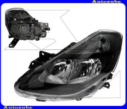 RENAULT CLIO 3 2009.01-2012.10 Fényszóró bal fekete házas (H7/H7) motorral TYC 20-12052-15-2