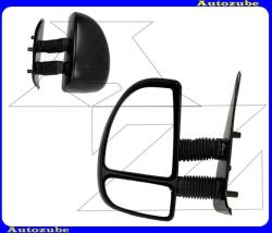 CITROEN JUMPER 2 2002.01-2006.06 /244/ Visszapillantó tükör bal "HOSSZÚ-karos" kívűlről állítható, domború tükörlappal, fekete borítással (kar: 130mm) 305-0090