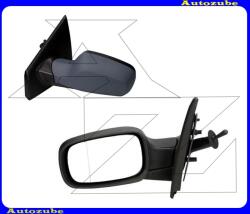 RENAULT CLIO 3 2005.10-2008.12 Visszapillantó tükör bal, manuális, aszférikus tükörlappal, alapozott borítással 6105175