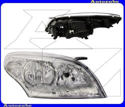 RENAULT MEGANE 3 2008.10-2012.03 Fényszóró jobb króm házas, nappali fénnyel (2xH7/P21W) motorral DEPO 551-1178RMLDEM1