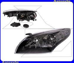 RENAULT MEGANE 3 2008.10-2012.03 Fényszóró bal fekete házas, nappali fénnyel (2xH7/P21W) motorral TYC 20-11876-15-2