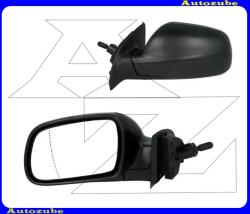 PEUGEOT 307 2005.06-2007.08 Visszapillantó tükör bal, manuális, aszférikus tükörlappal, fekete borítással MPG152-L
