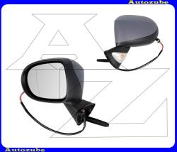 RENAULT MODUS 2004.09-2008.03 Visszapillantó tükör bal, elektromos, fűthető-aszférikus tükörlappal, fényezhető borítással, FEHÉR irányjelzővel /RENDELÉSRE/ MRN254-L