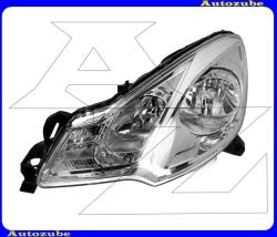 CITROEN C3 2 2010.01-2013.02 /SC/ Fényszóró bal (H7/H1) króm betéttel, motorral TYC /RENDELÉSRE/ 20-12258-05-2