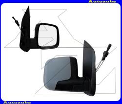FIAT QUBO 2007.11-2016.04 Visszapillantó tükör jobb, manuális, domború tükörlappal, alapozott borítással MFT302-R