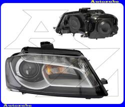 AUDI A3 Sportback 5-ajtós 2008.05-2013.01 /8P/ Fényszóró jobb XENON, fekete házas (D3S/LED) nappali fénnyel, motorral (izzó és elektronika nélkül) DEPO 446-1129RMLEHM2