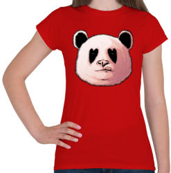 printfashion Szerelmes panda - Női póló - Piros (422044)