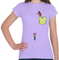 printfashion Virágöntözés - Női póló - Viola (419504)