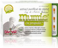 DAMAR Extract purificat de rasina mumie cu propolis-capsule 30cps DAMAR