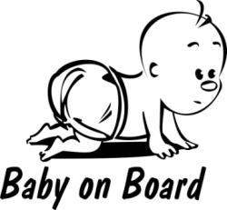  Cuki pelusos baby on board 2 db plottervágott autós matrica applikáló fóliával