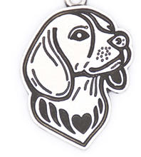 Beagle portrés nyaklánc