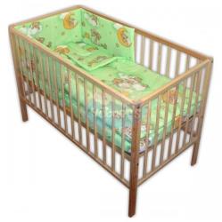 Hubners Lenjerie patut Hubners Ursulet Somn Usor 4 piese verde (LENHUSU4V) - babyneeds