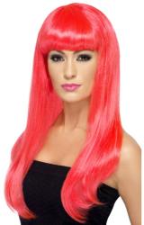 Neon Pink hosszú paróka