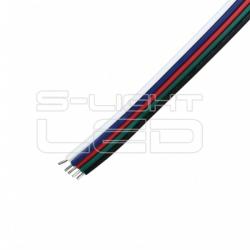 S-LIGHTLED Vezeték RGBW 5-eres színes 5x0.35mm2 RGBW LED szalag szereléshez (ledsz112)