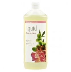 sodasan Săpun lichid și gel de duș ecologic cu trandafiri și măsline SODASAN 1-l