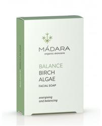 MÁDARA Cosmetics Săpun facial echilibrant cu mesteacăn și alge Madara 70-g