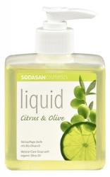 sodasan Săpun lichid și gel de duș ecologic cu citrice și măsline SODASAN 300-ml