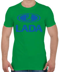 printfashion Lada - Férfi póló - Zöld (436382)