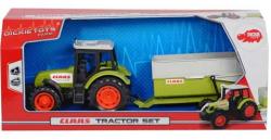 Dickie Toys Claas traktor utánfutóval 36cm (203736004)