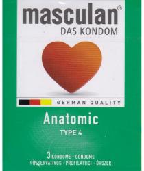 Masculan Anatomic anatómiailag formált óvszer (TYPE 4) 3 db
