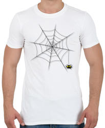 printfashion Pókháló - Férfi póló - Fehér (446667)