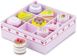 New Classic Toys Set de 9 Prajituri In Cutie (NC0626)