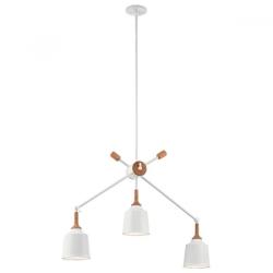 Kichler Suspensie scandinava Kichler Danika, albă, L: 92cm, H: 59-135cm, 3x60W, KL-DANIKA3 (KL-DANIKA3)