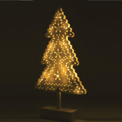 Somogyi Elektronic Home Pine LED-es karácsonyfa asztaldísz - melegfehér (KAD 19)