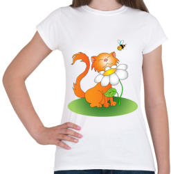 printfashion Szimatcic - Női póló - Fehér (465095)