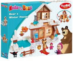 BIG PlayBIG BLOXX Mása és a medve - Medve téli háza építőszett (57100)