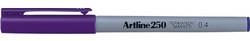 ARTLINE Permanent marker ARTLINE 250, corp plastic, varf rotund 0.4mm - violet (EK-250-PR) - ihtis