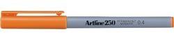 ARTLINE Permanent marker ARTLINE 250, corp plastic, varf rotund 0.4mm - portocaliu (EK-250-OG) - ihtis