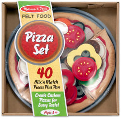 Melissa & Doug Set de pizza cu 40 piese (3974) Bucatarie copii