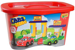 Androni Giocattoli Unico Plus Cars for Kids Autómosó építőjáték, 37 db-os (8568)