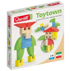 Quercetti ToyTown Basic 15 db-os fa építőjáték (0703)