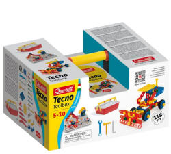 Quercetti Techno Toolbox 118 db-os járműépítő készlet (6124)