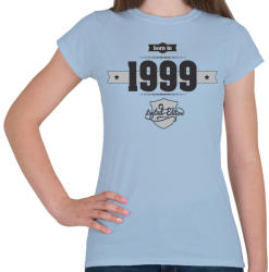 printfashion born-in-1999-(dark&lightgrey) - Női póló - Világoskék (475673)