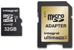 Integral microSDHC UltimaPro X Gold 32GB C10/UHS-I INMSDH32G10-95/60U1