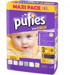 Vásárlás: pufies Baby Art+Dry 3 Midi 4-9 kg 68 db Pelenka árak  összehasonlítása, Baby Art Dry 3 Midi 4 9 kg 68 db boltok