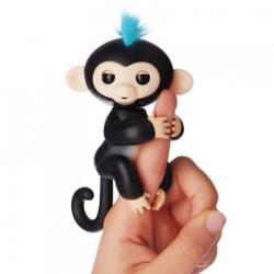 WowWee Fingerlings ujj állatka - Finn, fekete majom