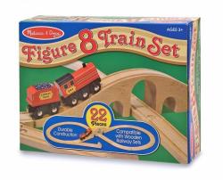 Melissa & Doug Tren lemn si circuit (MD0703)