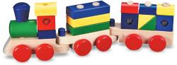 Melissa & Doug Trenulet din lemn de stivuit (MD0572) Trenulet