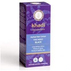 Khadi Henna vopsea de păr naturală negru - indigo KHADI 100-g
